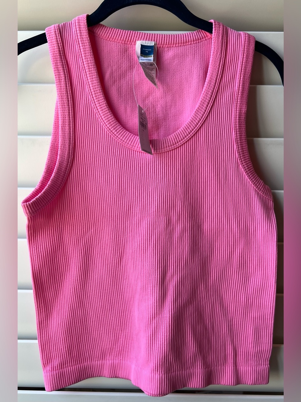 Old Navy New With Tags XL Pink Ribbed Tank Top